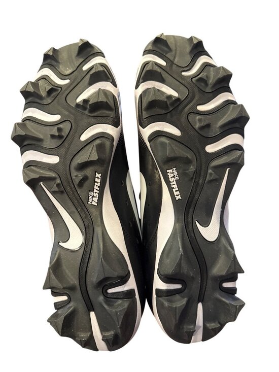 Nike Diamond Fastflex Baseball Cleats Black White Mens 11.5 NWOB Lightweight main image 11